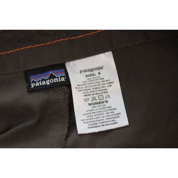 Patagonia Mini Skort Size 6 Green 100% Nylon Outdoor Nature Athletic Athleisure - Picture 11 of 11